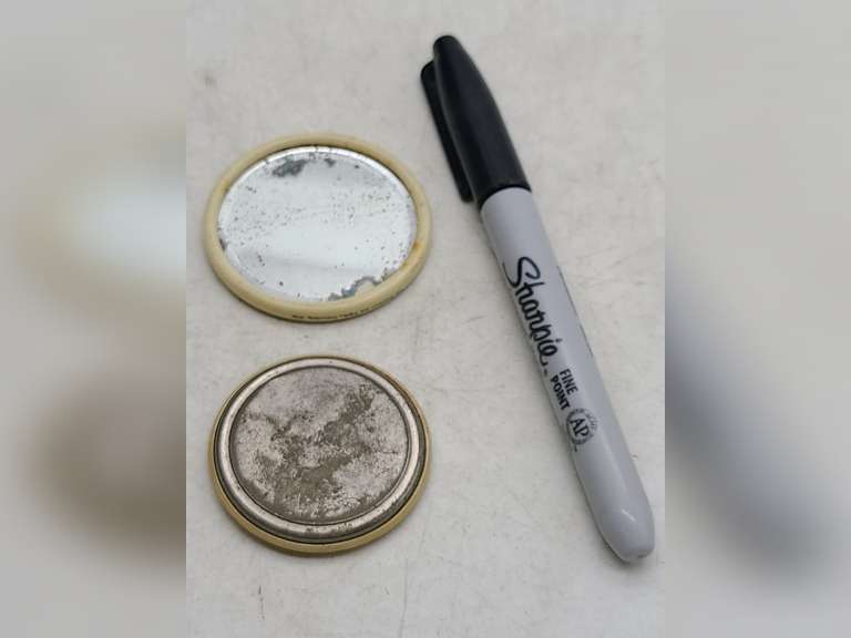 Union Wire Rope Advertising Celluloid Compass Kansas City & Tulsa