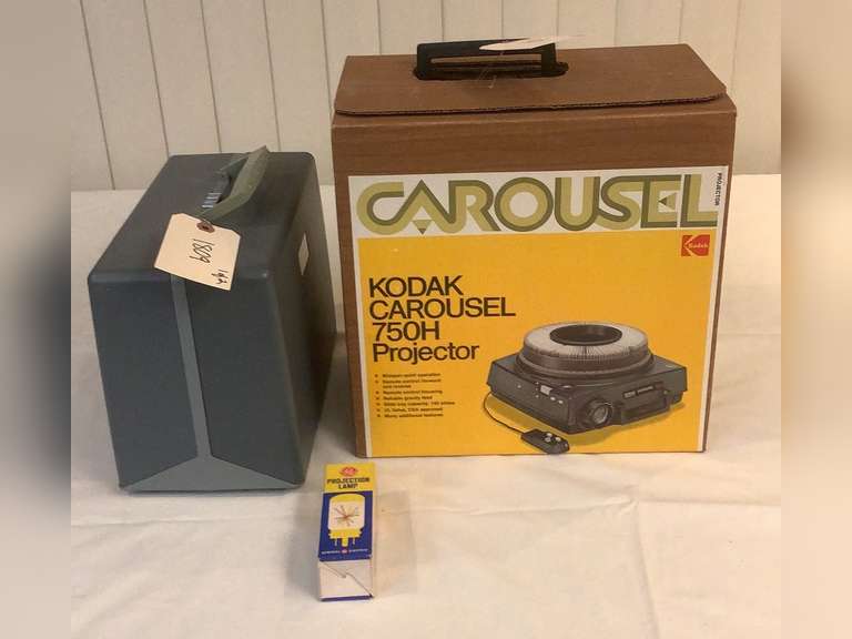 Argus M500 & Kodak Carousel 750H projector’s. GE projection lamp bulb