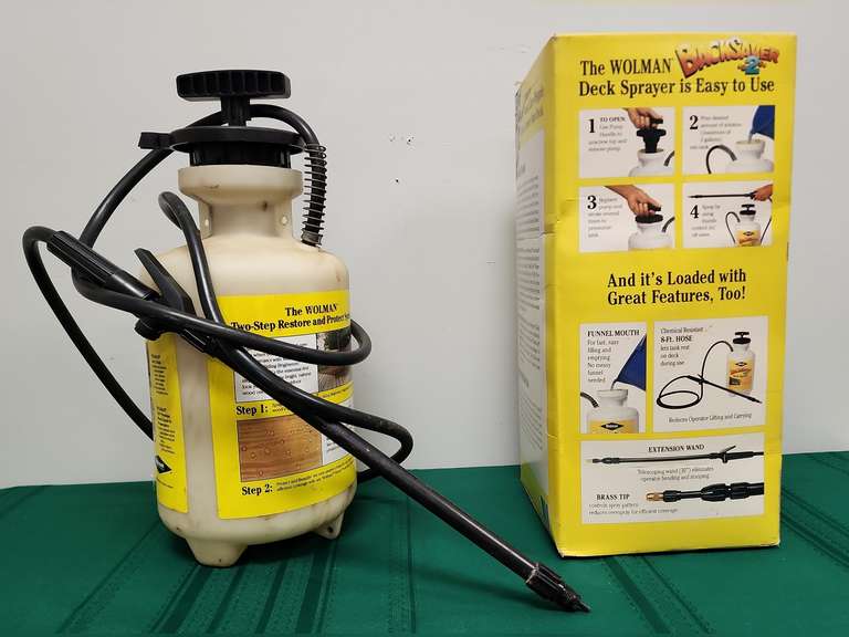Wolman Backsaver 2 deck sprayer Northern Kentucky Auction, LLC