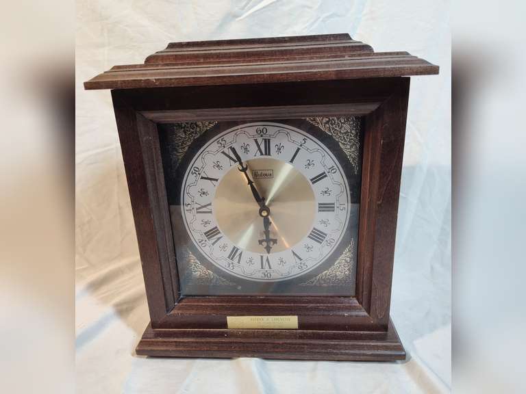 Bulova mantle clock untested Northern Kentucky Auction, LLC