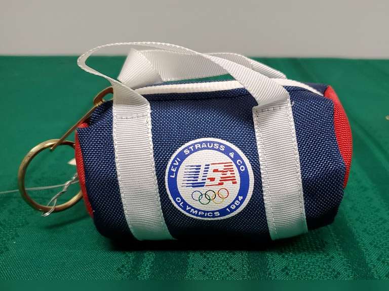 Levi Strauss & Co. 1984 Olympic mini duffel bag/key ring