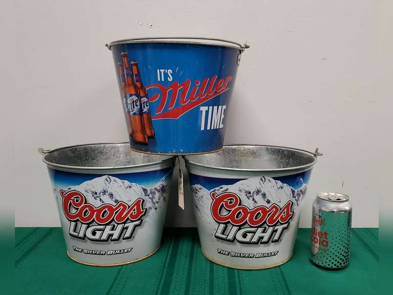 Coors Light and Miller Light ice buckets Northern Kentucky Auction, LLC