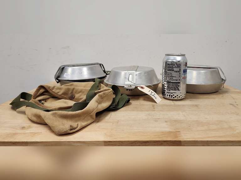 3 Aluminum mess kits Northern Kentucky Auction, LLC