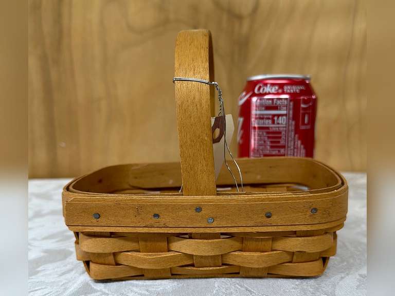 1996 Longaberger Basket, marked American Cancer Society Northern