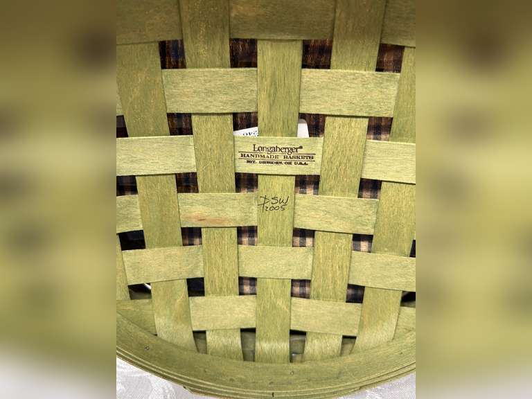 2005 Longaberger Basket with Liner and Protector Northern Kentucky