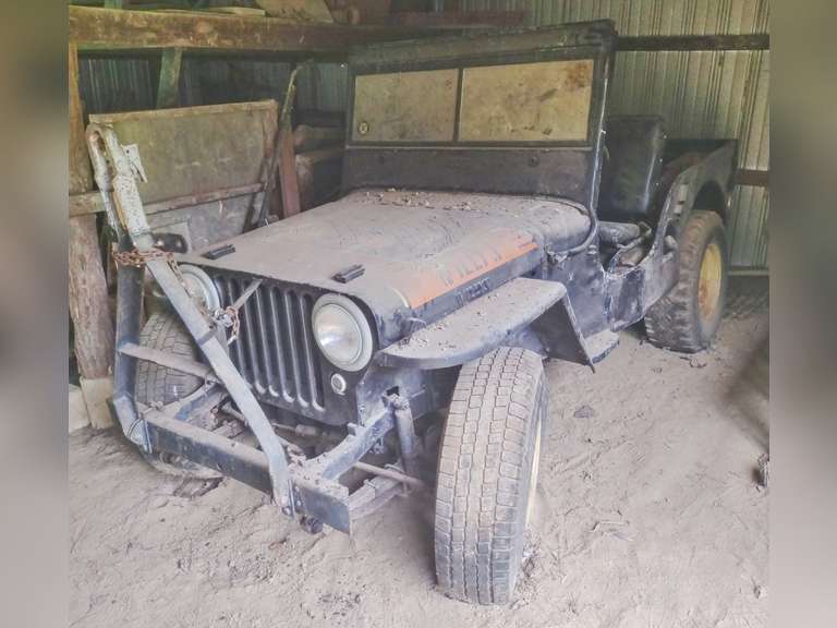 Concord Road Verona, KY. 1947 Willy's Jeep, Aluminum boat and trailer