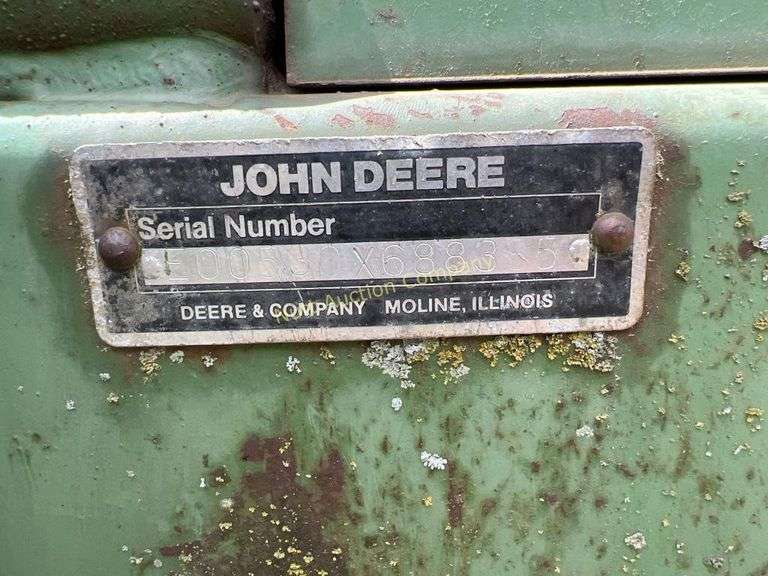 530 John Deere Round Baler W/Monitor Nutt Auction