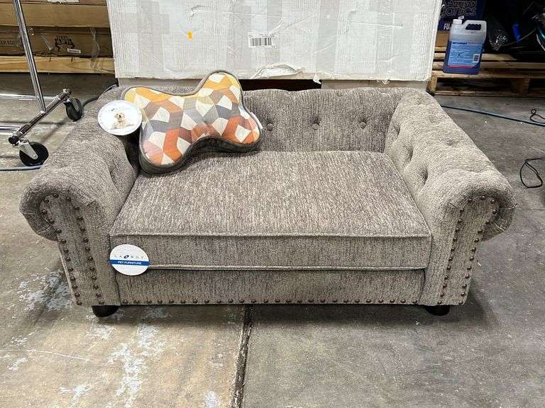 Lazboy Dog Bed Sofa w/ Bone Pillow NW Asset Services