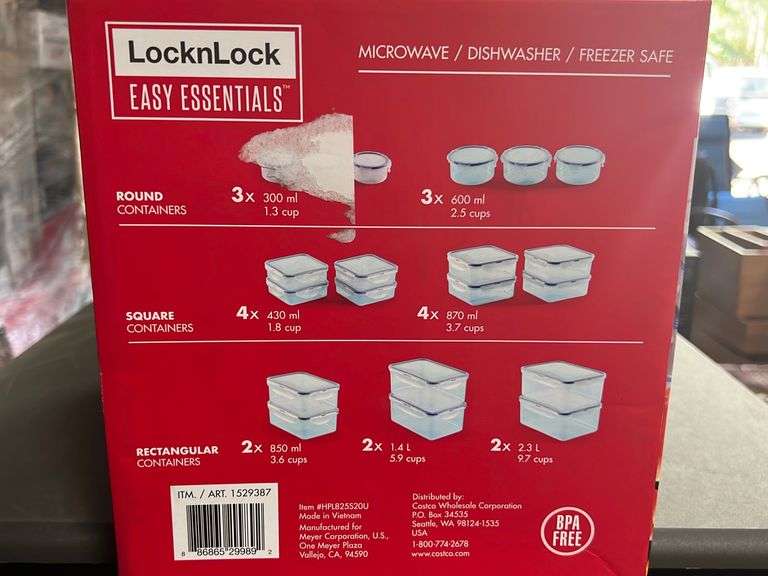 Lock n Lock 40pc Airtight Container Set NW Asset Services