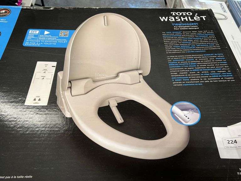 Toto Washlet Heated Electric Bidet Toilet Seat NW Asset Services