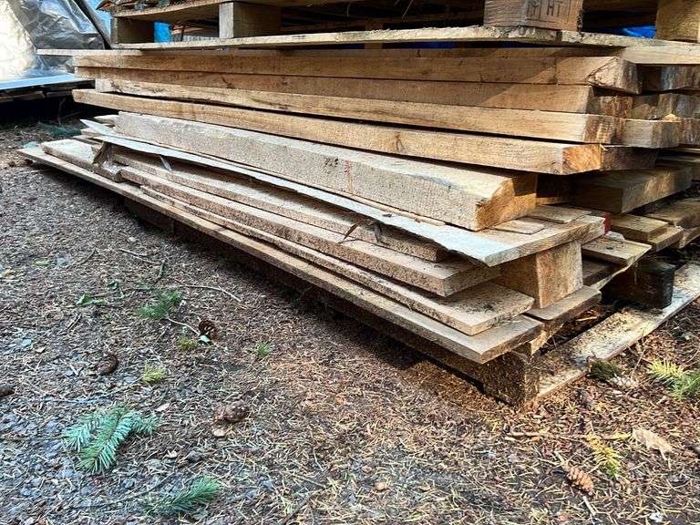 (14) 2x6 Raw Cut Lumber, (8) Assorted Slabs, & Misc. Wood NW Asset