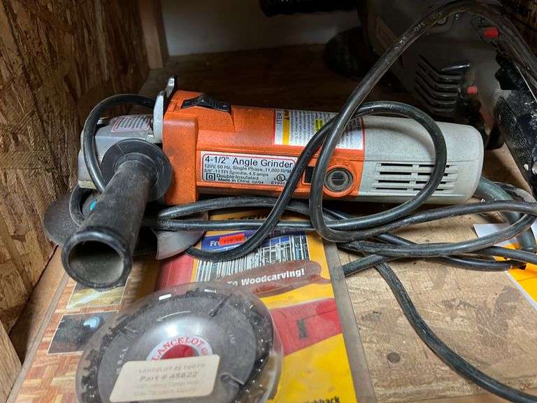 Craftsman Sander/Polisher, Chicago Electric 41/2" Angle Grinder