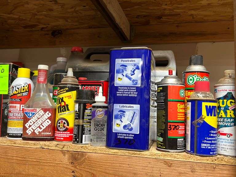 Assorted Automotive Fluids, Cleaners, Misc. NW Asset Services