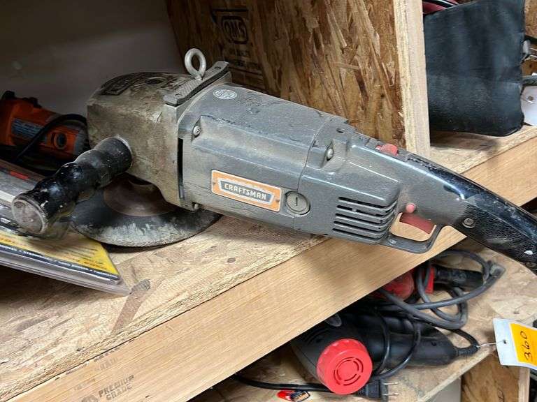 Craftsman Sander/Polisher, Chicago Electric 41/2" Angle Grinder
