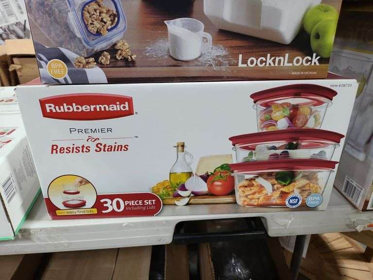 Home goods, Rubbermaid & Essentials food storage sets, Kamenstein 20