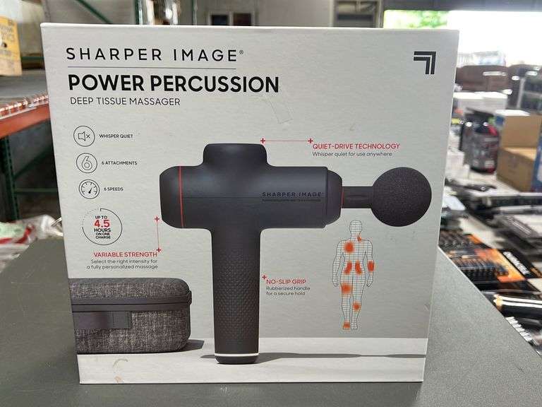 Sharper Image Power Percussion Deep Tissue Massager NW Asset Services
