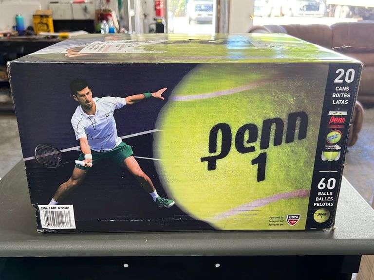 Penn 60ct Tennis Balls USTA Approved NW Asset Services