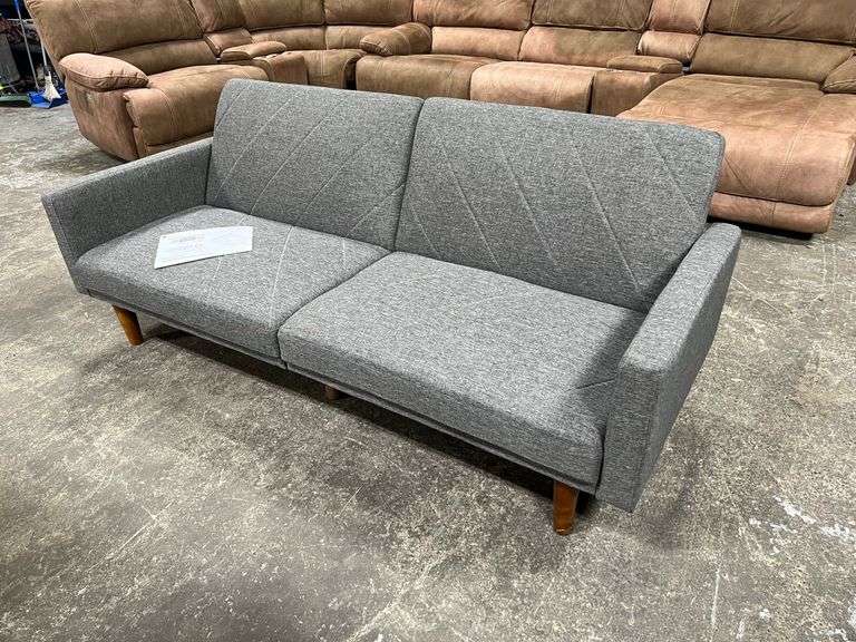 DHP Paxson Convertible Futon Gray NW Asset Services