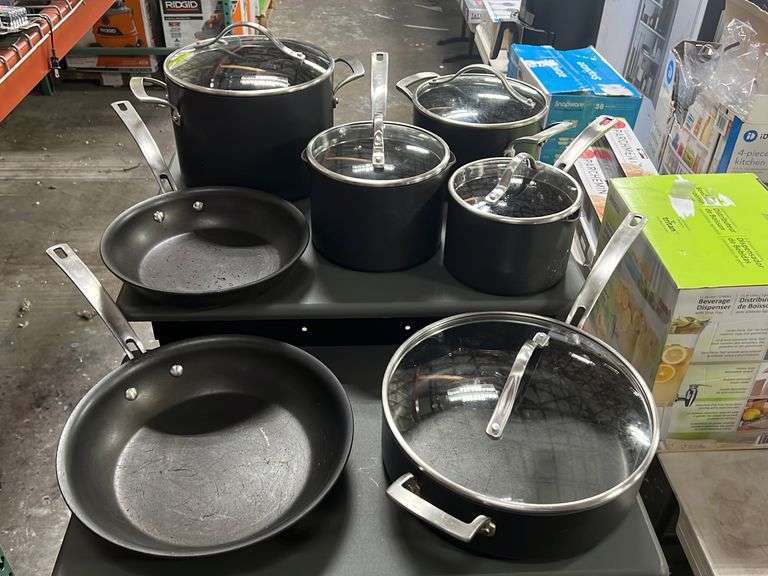 Kirkland 12pc Hard Anodized NonStick Cookware Set NW Asset Services