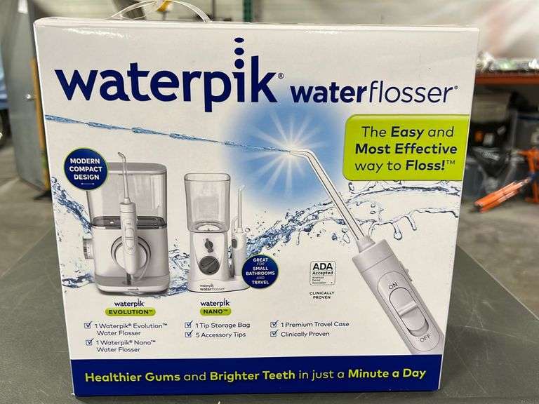 WaterPik Combo Kit Evolution & Nano Water Flossers NW Asset Services