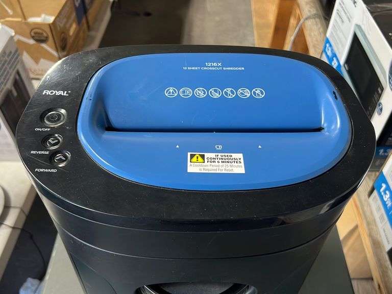 Royal 1216x 12Sheet MicroCut Paper Shredder NW Asset Services