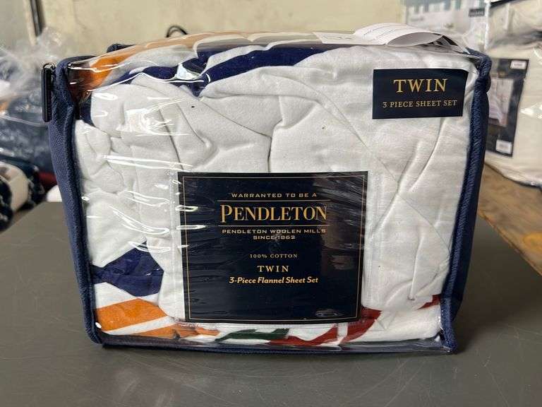Pendleton Twin 3pc Flannel Sheet Set NW Asset Services