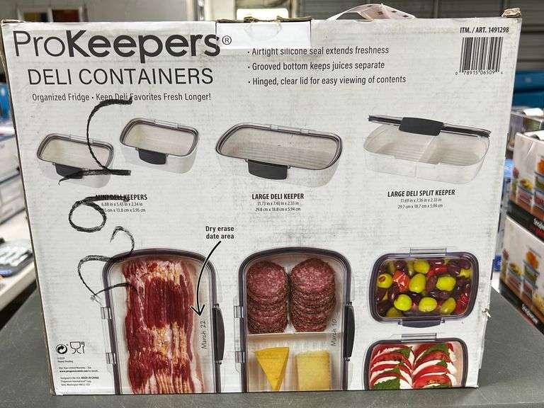 ProKeepers PrepWorks 4pc Deli Container Set NW Asset Services