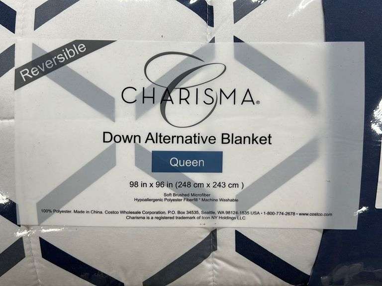 Charisma Queen Down Alternative Blanket 98" x 96" NW Asset Services