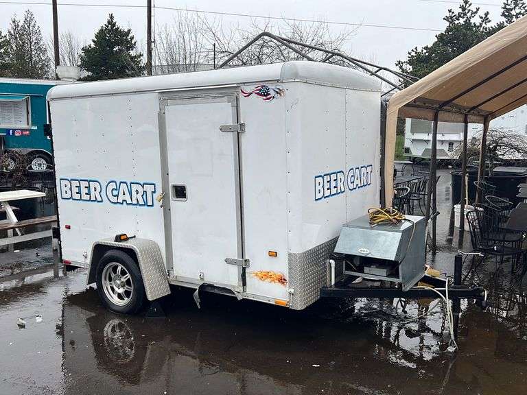 Refrigerated Beer Trailer w/ 6 BuiltIn Taps NW Asset Services