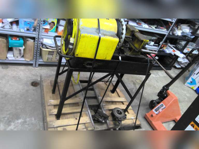 PIPE THREADER, NEW TROYBILT PUSH MOWER, AIR NAILER, AND GAMER CHAIR