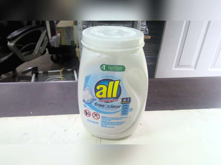 NEW ALL FREE AND CLEAR LAUNDRY PODS, $1.00 STARTS BID!!!!