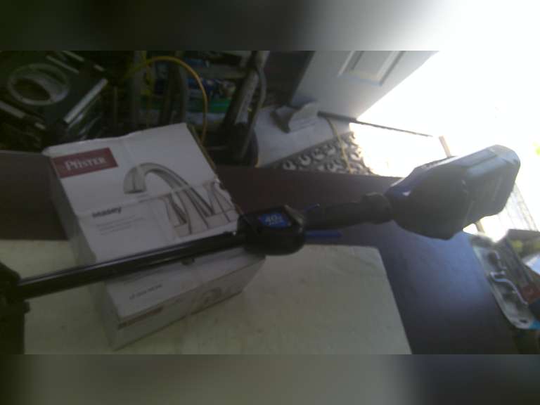 PFISTER NEW FAUCET, KOBALT WEEDEATER, MISC RANDOM STUFF, $1.00 STARTS BID
