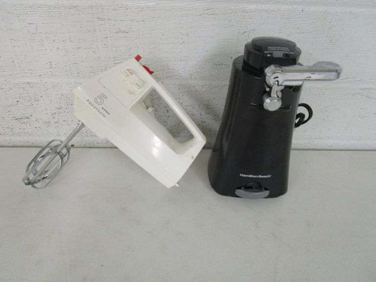Hamilton Beach Can Opener & Kenmore Hand Mixer Oberman Auctions