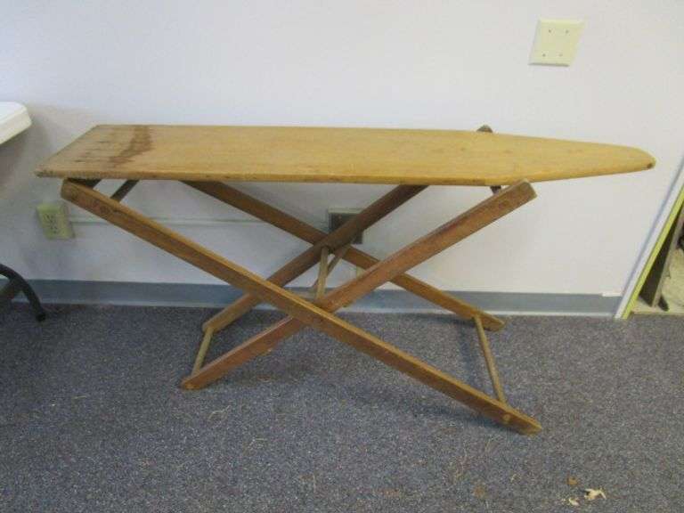 Wood Ironing Board Oberman Auctions