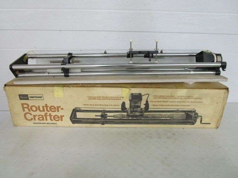Craftsman Router Crafter w/Box Oberman Auctions