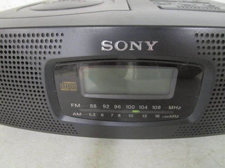 Sony Clock/Radio/CD Player Oberman Auctions