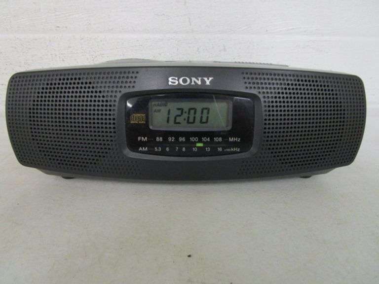 Sony Clock/Radio/CD Player Oberman Auctions