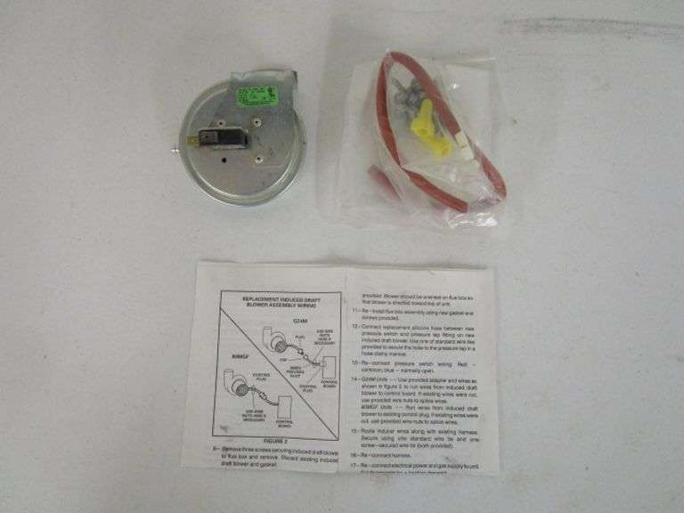 Lennox Furnace Inducer Motor w/Pressure Switch Oberman Auctions