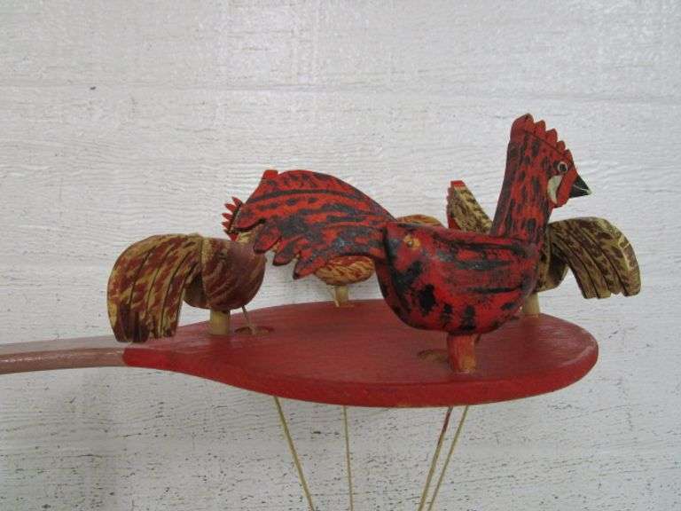 Wood Pecking Chicken Toy Oberman Auctions