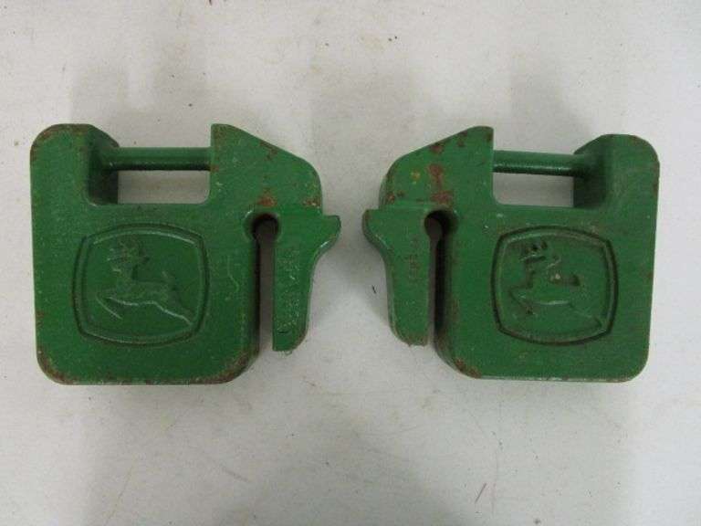 2 John Deere 40 Lb. Tractor Weights Oberman Auctions