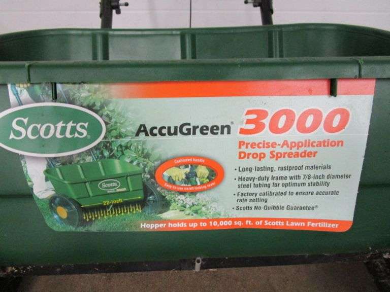 Scotts Accugreen 3000 Drop Spreader Oberman Auctions