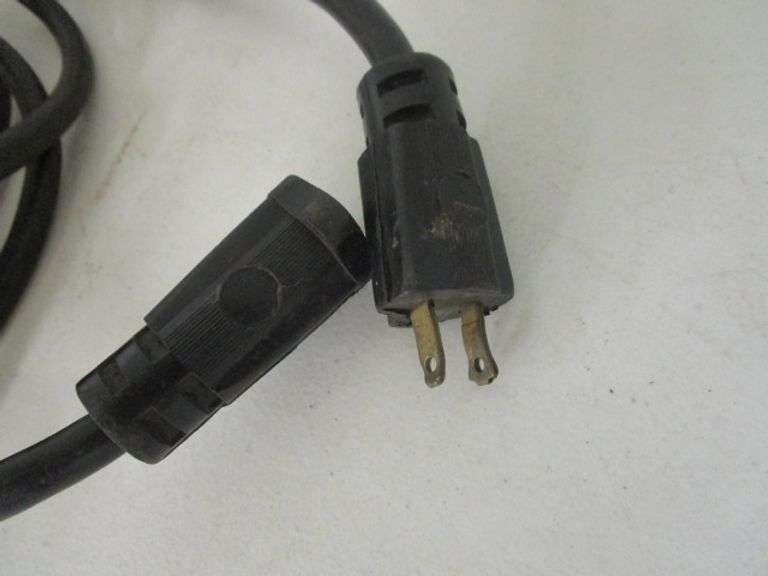 100 Ft. Black Electric Extension Cord Oberman Auctions