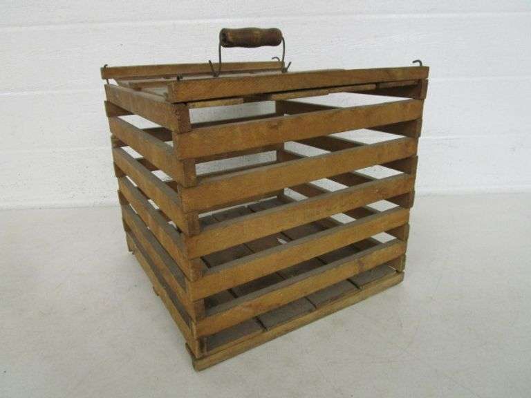 Owosso Wood Egg Crate Oberman Auctions