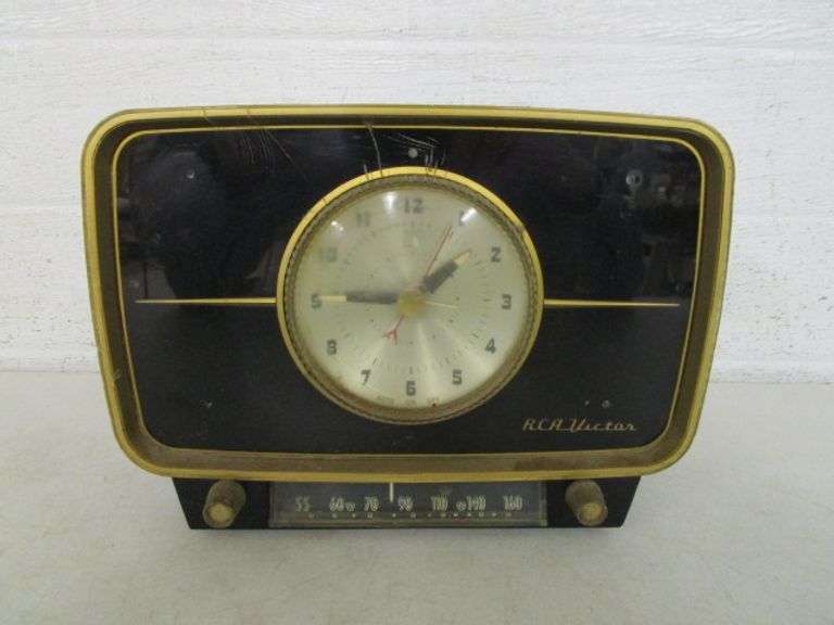RCA Victor Clock/Radio Oberman Auctions