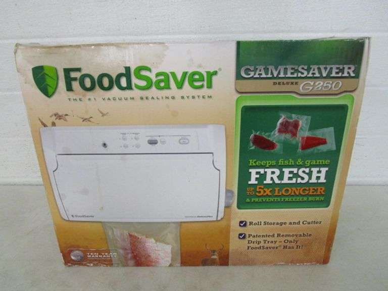 FoodSaver Gamesaver Deluxe G250 Oberman Auctions