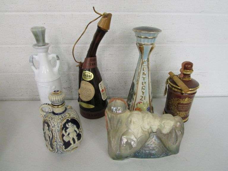 6 Liquor Decanters Oberman Auctions