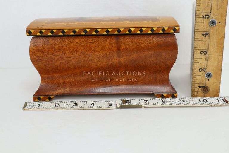 Reuge Music Floral Inlaid Wooden Music Box, Lara's Theme (Dr. Zhivago