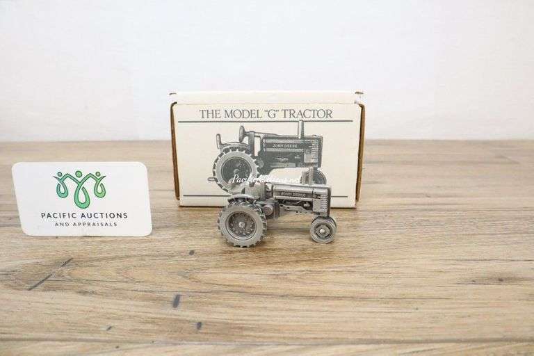 19371953 John Deere Model G TwoCylinder Pewter Tractor 1/43 Spec Cast