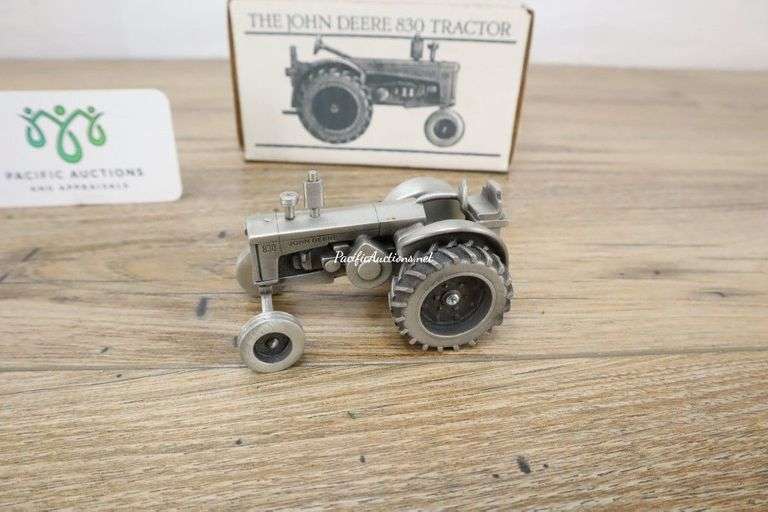 1973 1975 John Deere Model 830 Pewter Tractor 1/43 Spec Cast Toy Jdm