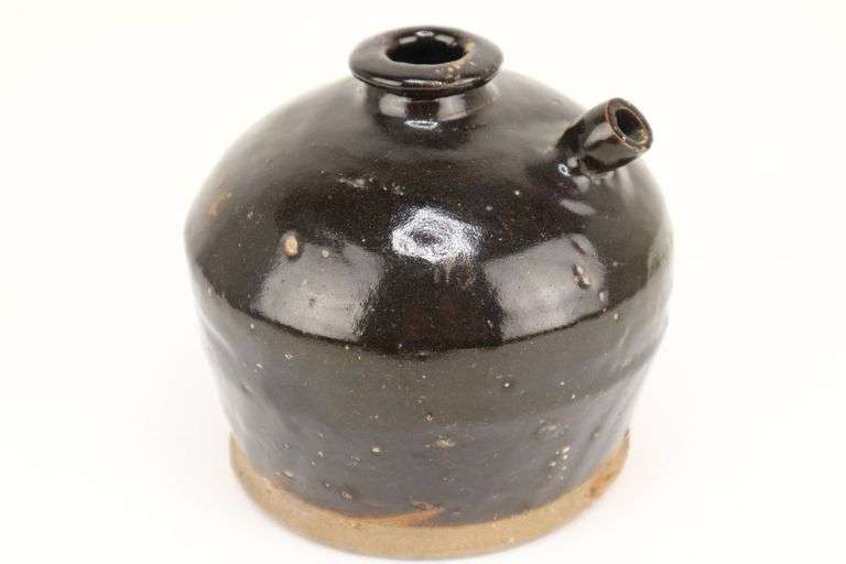 Antique Stoneware Chinese Soy Sauce Jug, 5"H Pacific Auctions And